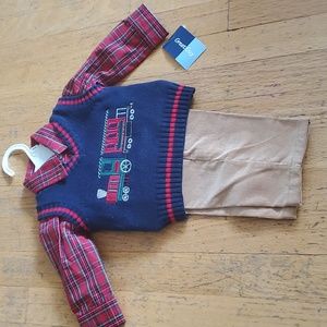 NWT 3 Piece Holiday Set, 12 Months